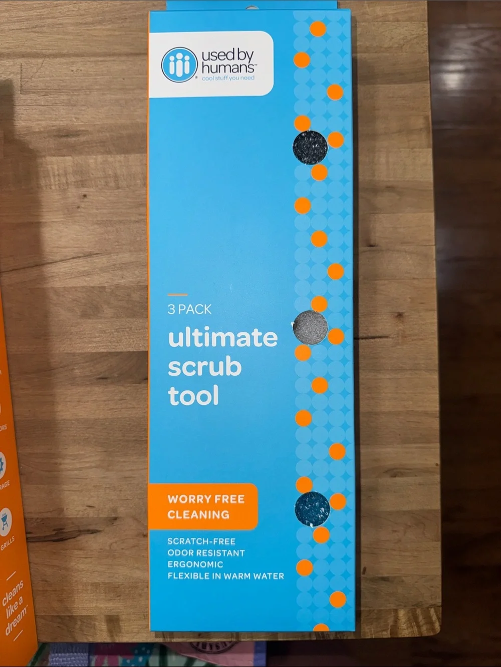 Used By Humans Blue Ultimate Scrub Tool - 3 Pack